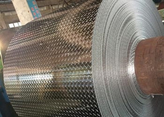 La Chine Feuille en aluminium de bande de roulement du diamant 3003 H22/feuille en aluminium .025&quot; finition lumineuse X 24&quot; X 48&quot; fournisseur