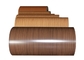 Bobine en aluminium enduite par couleur en bois 1050 de grain 1100 3003 prérevêtement en continu du PE PVDF fournisseur