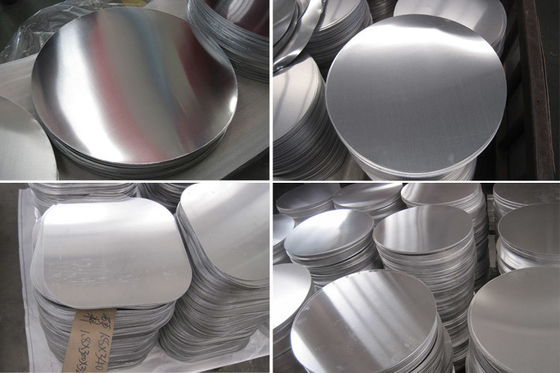 Chine 1050 1060 1100 3003 cercles en aluminium de feuille/métal rond entourent pour des batteries de cuisine fournisseur