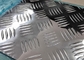 Feuille en aluminium de finition lumineuse brillante, 3003 plat d'aluminium de plat de bande de roulement de 5 barres fournisseur